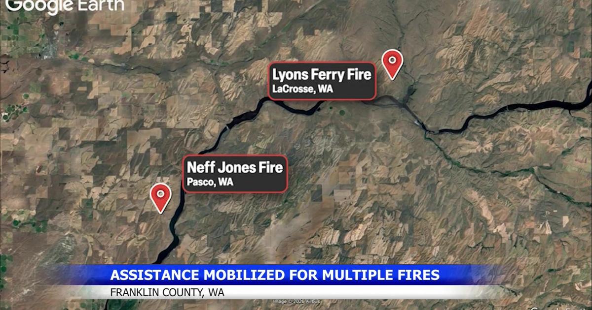 Lyons Ferry Fire Today: Firefighters Battle Large Brush Blaze Near Lyons Ferry State Park as Containment Efforts Continue